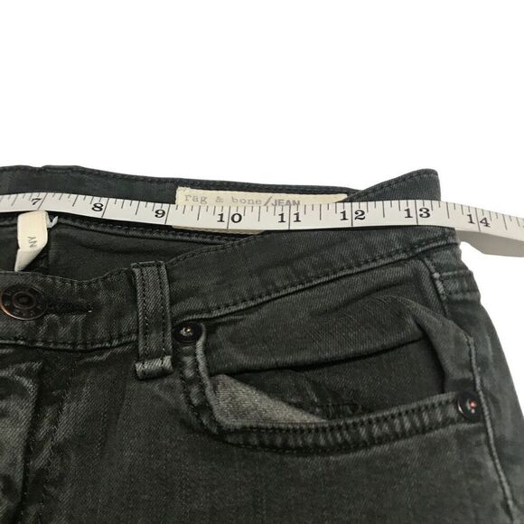 Rag & Bone Dark Olive Skinny Jeans - Picture 5 of 8